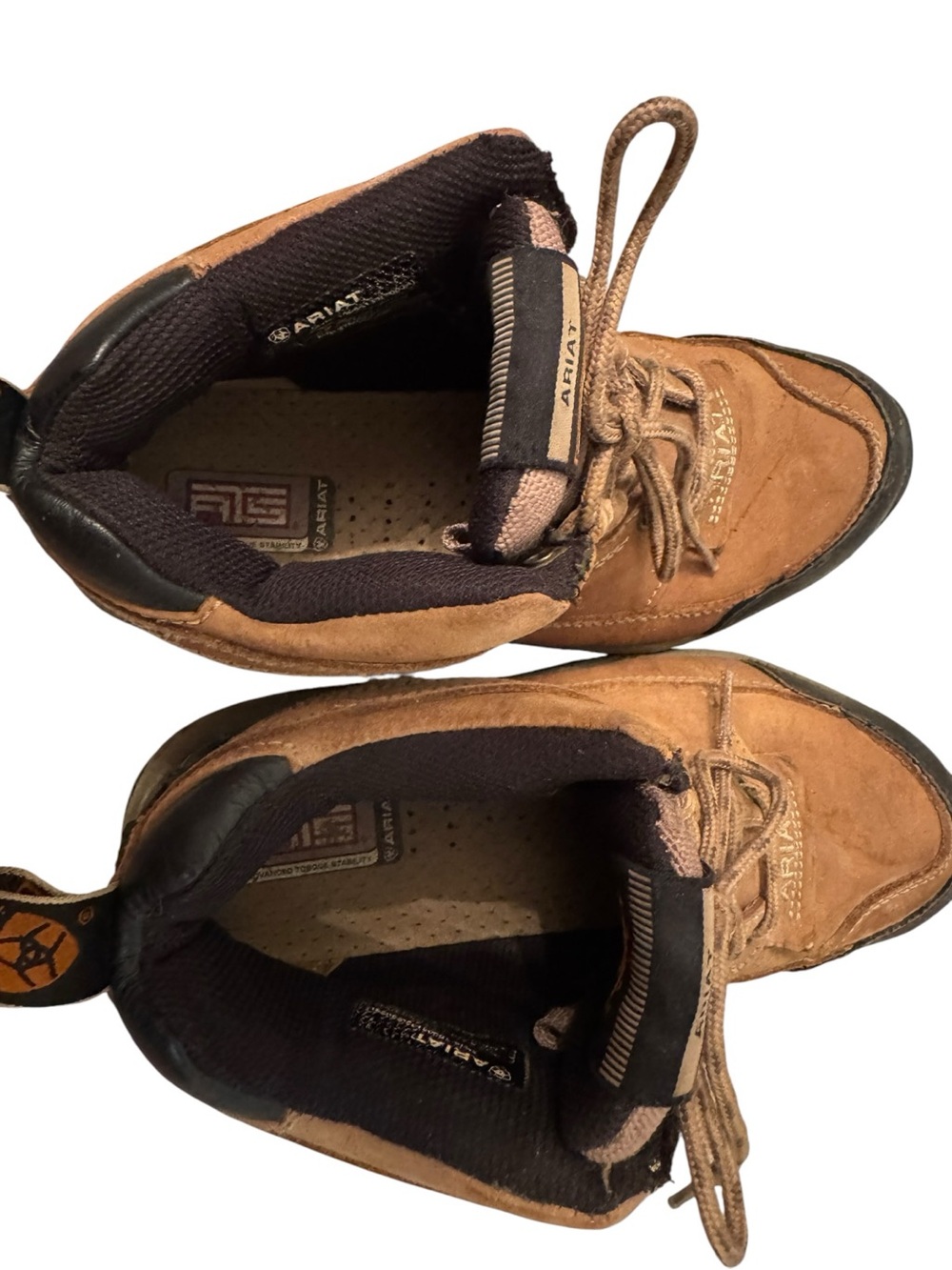 Ariat Terrain ATS Women’s Hiking Boot 6.5B Tan Brown Leather - Picture 13 of 16